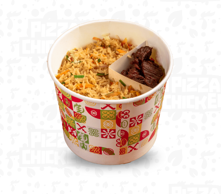 Chris B. App | Fried Rice Mini bucket Plus (100g Beef) | Chris B. App