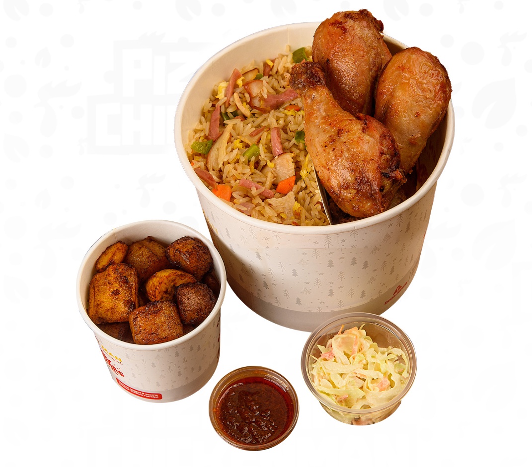 Chris B. App | Assorted Fried Rice Mini Bucket Plus (Wings) (Hot sauce ...